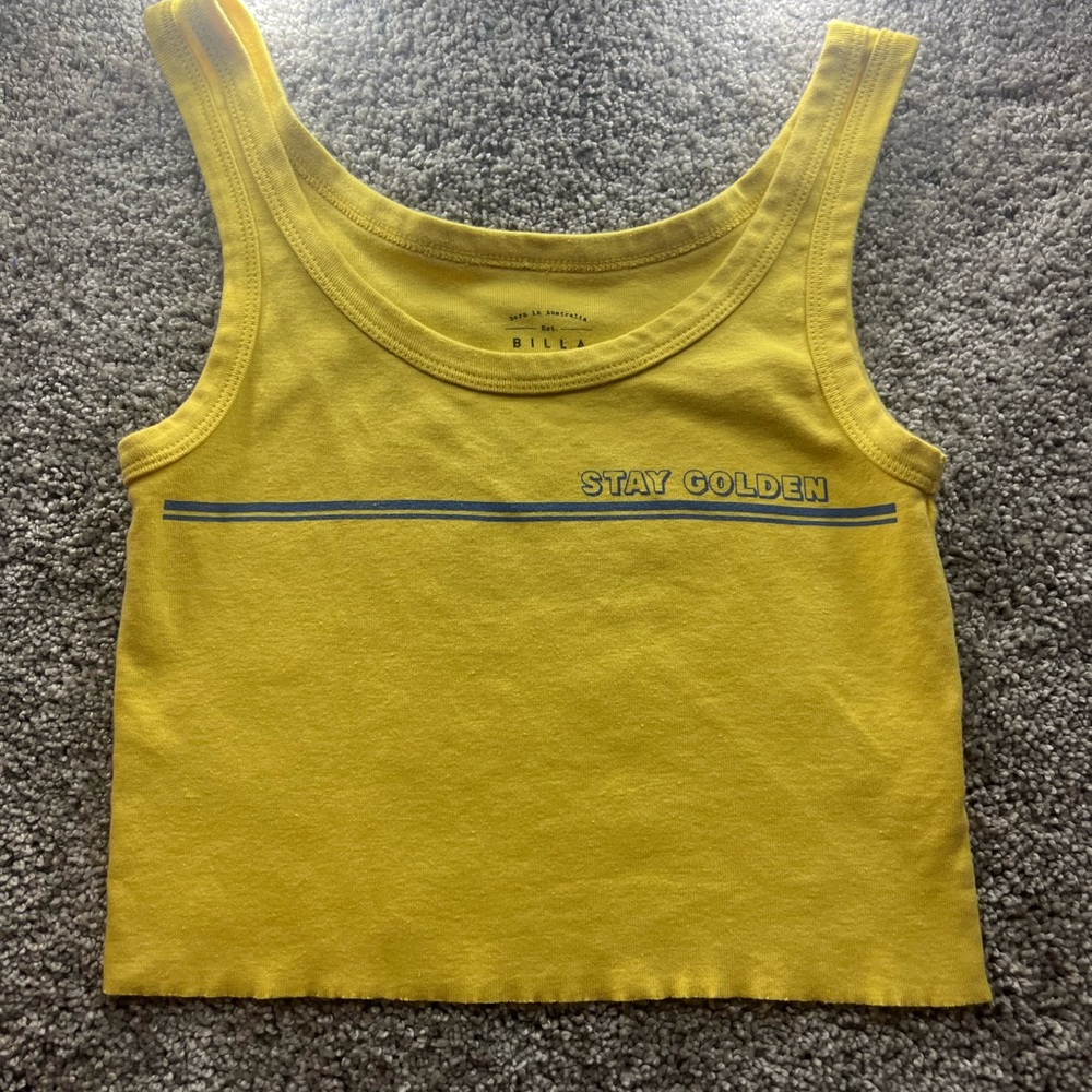 yellow billabong tank